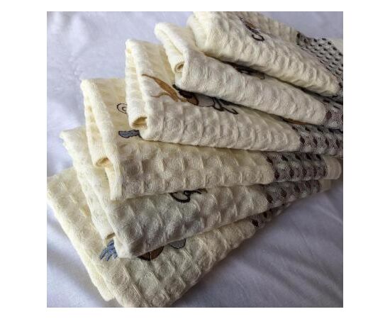 Кухонное полотенце "Вафелька" размер: 40*60, изображение 3 ᐒ купить на  ❤ Like7km.com.ua