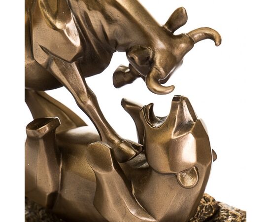 Статуэтка "Схватка медведя и быка" (16см) (77493A1), изображение 4 ᐒ купить на  ❤ Like7km.com.ua