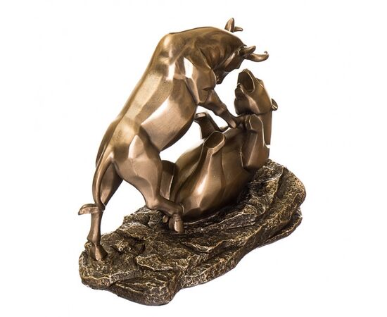 Статуэтка "Схватка медведя и быка" (16см) (77493A1), изображение 3 ᐒ купить на  ❤ Like7km.com.ua