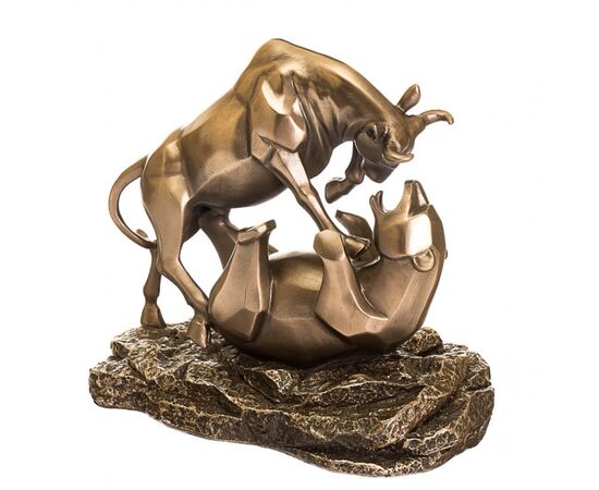 Статуэтка "Схватка медведя и быка" (16см) (77493A1), изображение 2 ᐒ купить на  ❤ Like7km.com.ua