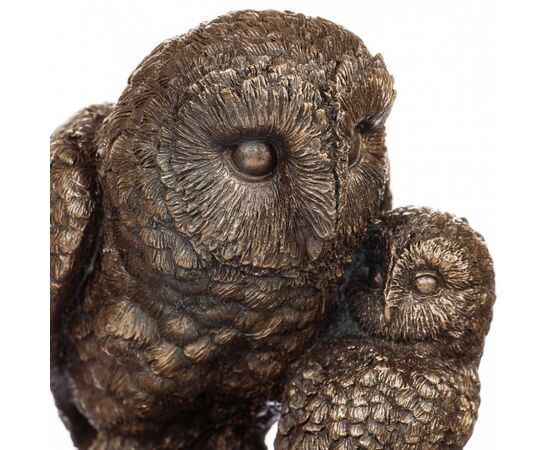 Статуэтка "Сова с совенком" ( 14 см) (74523A1), изображение 2 ᐒ купить на  ❤ Like7km.com.ua
