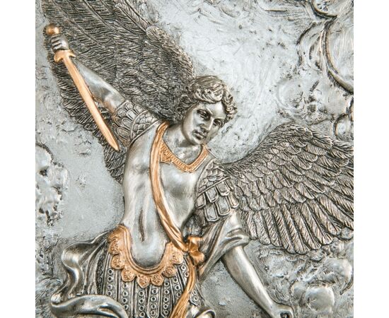 Картина серебро "Архангел Михаил" (23,5 см) (77174AB), изображение 2 ᐒ купить на  ❤ Like7km.com.ua