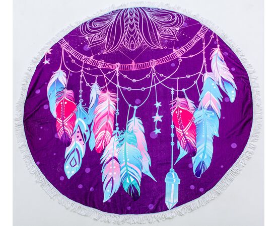 Пляжные круглое полотенца в ассортименте. Размер: 150*150, изображение 10 ᐒ купить на  ❤ Like7km.com.ua