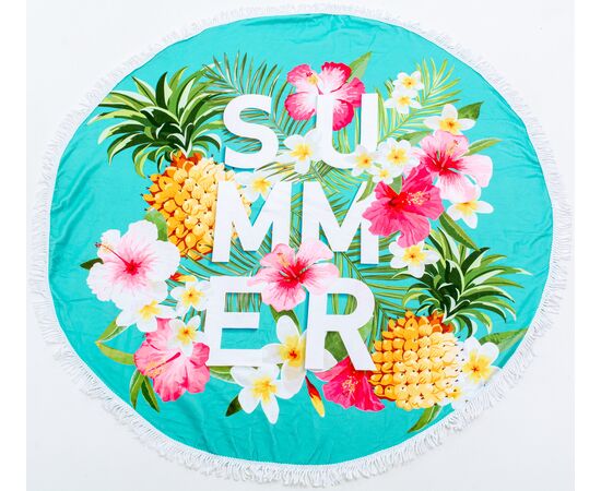 Пляжные круглое полотенца в ассортименте. Размер: 150*150, изображение 2 ᐒ купить на  ❤ Like7km.com.ua