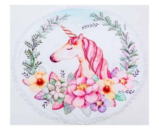 Пляжные круглое полотенца в ассортименте. Размер: 150*150, изображение 3 ᐒ купить на  ❤ Like7km.com.ua