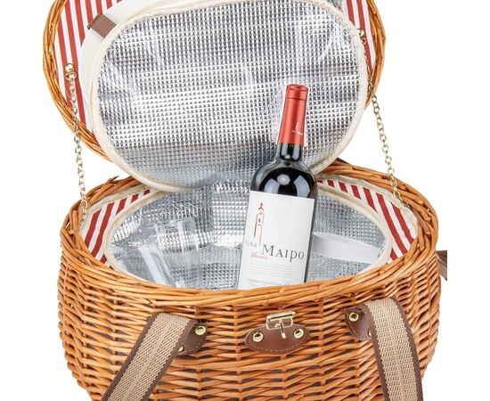 Корзина для пикника на 2 персоны (0503-018), изображение 2 ᐒ купить на  ❤ Like7km.com.ua