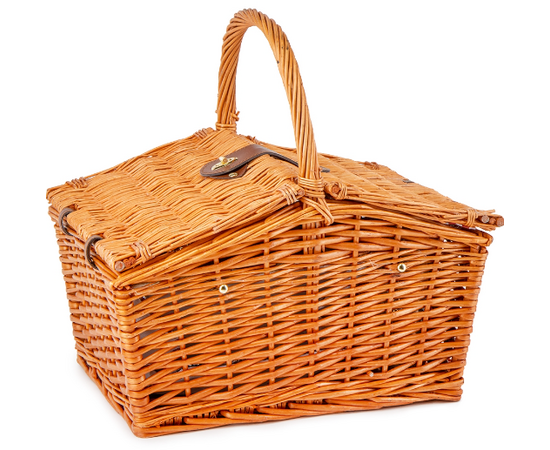 Кошик для пікніка "Рандеву" на 2 особи, коричневий (0503-028), изображение 2 ᐒ купить на  ❤ Like7km.com.ua