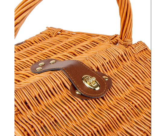 Кошик для пікніка "Рандеву" на 2 особи, коричневий (0503-028), изображение 4 ᐒ купить на  ❤ Like7km.com.ua