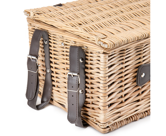 Кошик для пікніка "Родина" на 6 осіб, коричневий (0503-027), изображение 3 ᐒ купить на  ❤ Like7km.com.ua