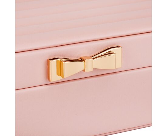 Шкатулка для украшений "Золотой бантик", розовая, 24 см, изображение 2 ᐒ купить на  ❤ Like7km.com.ua