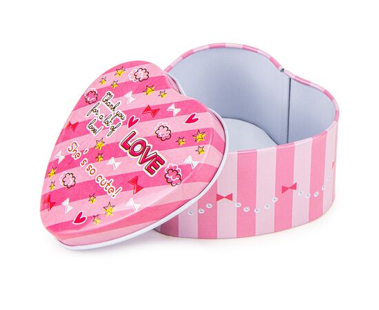 Металлическая коробка "Сердце", изображение 2 ᐒ купить на  ❤ Like7km.com.ua