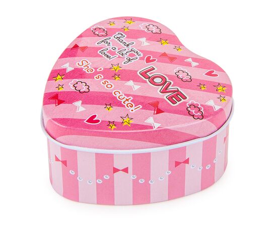 Металлическая коробка "Сердце", изображение 6 ᐒ купить на  ❤ Like7km.com.ua