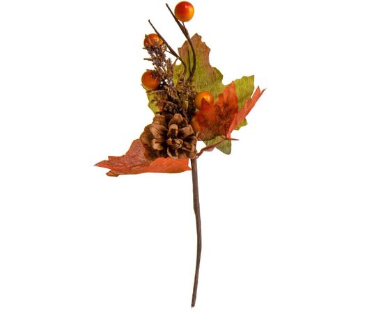 Декоративная веточка "Осенний букетик" ᐒ купить на  ❤ Like7km.com.ua