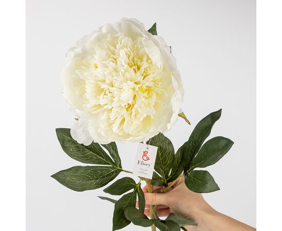 Искусственные пионы, белые, 91 см, изображение 3 ᐒ купить на  ❤ Like7km.com.ua