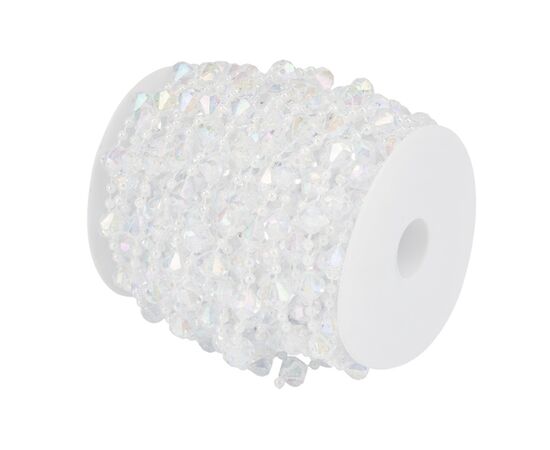 Гирлянда из кристаллов, прозрачная с переливами, 15 м, изображение 3 ᐒ купить на  ❤ Like7km.com.ua