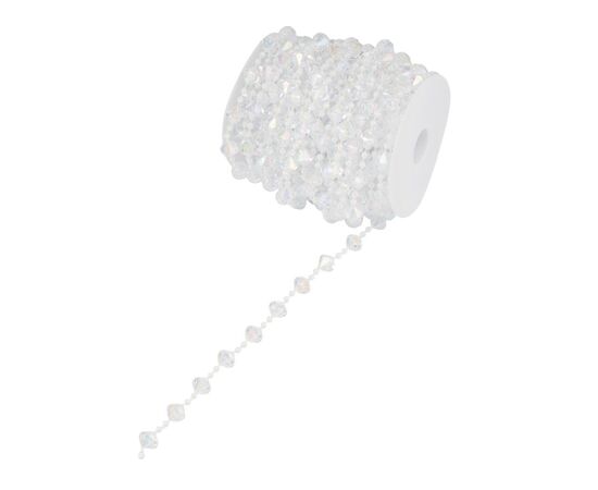 Гирлянда из кристаллов, прозрачная с переливами, 15 м, изображение 4 ᐒ купить на  ❤ Like7km.com.ua