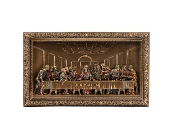 Картина-барельеф "Тайная Вечеря", 27 см VERONESE ᐒ купить на  ❤ Like7km.com.ua