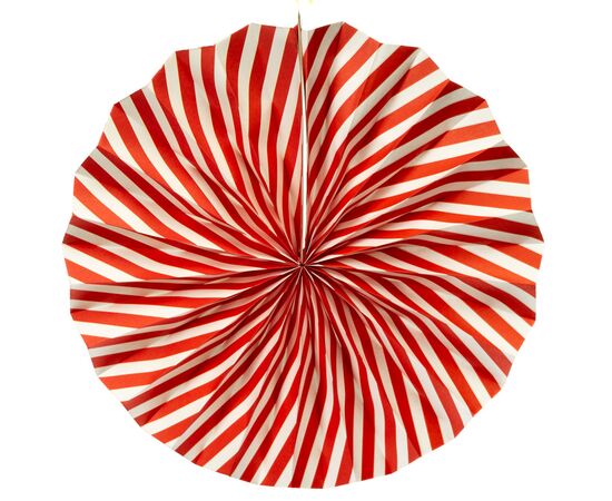 Набор з 6 бумажных вееров ,  красный, изображение 2 ᐒ купить на  ❤ Like7km.com.ua