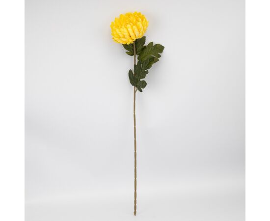 Искусственная хризантема, желтая, 72 см, изображение 4 ᐒ купить на  ❤ Like7km.com.ua