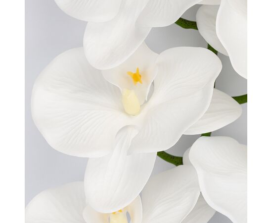 Искусственная орхидея, белая, 95 см, изображение 3 ᐒ купить на  ❤ Like7km.com.ua