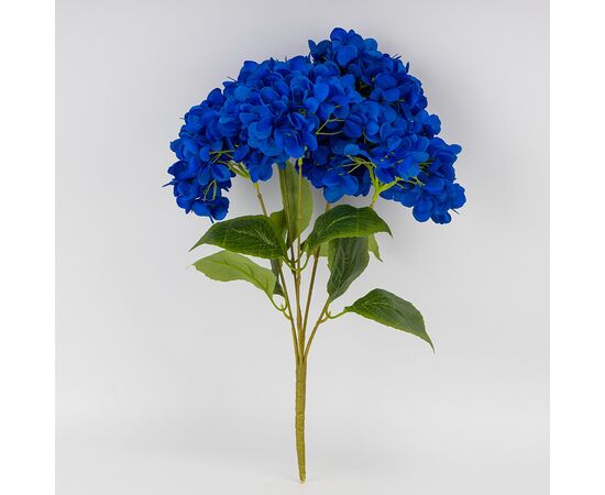 Букет гортензий, 5 бутонов, синий, 48 см, изображение 3 ᐒ купить на  ❤ Like7km.com.ua