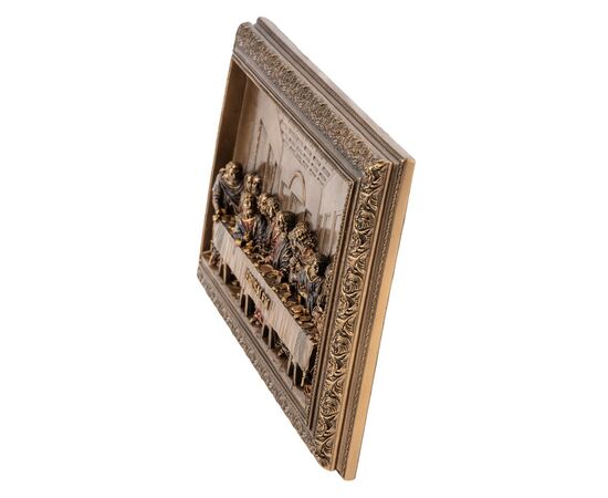 Картина-барельеф "Тайная Вечеря", 27 см VERONESE, изображение 4 ᐒ купить на  ❤ Like7km.com.ua