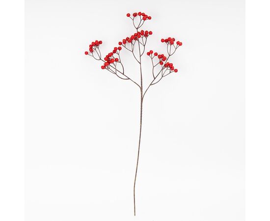 Искусственная ветвь "Красные ягодки", 62 см СПАСЕННАЯ ПОЗИЦИЯ, изображение 4 ᐒ купить на  ❤ Like7km.com.ua
