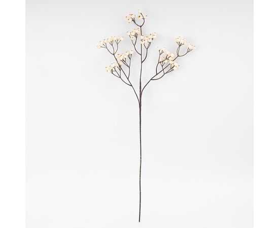 Искусственная ветвь "Белые ягодки", 62 см СПАСЕННАЯ ПОЗИЦИЯ, изображение 4 ᐒ купить на  ❤ Like7km.com.ua