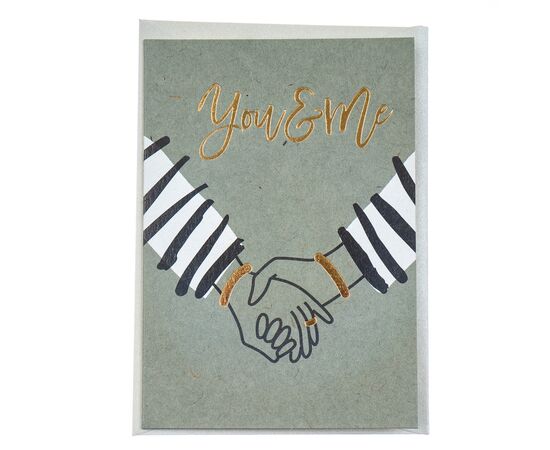 Серия открыток "Best wishes" серые с золотым, изображение 3 ᐒ купить на  ❤ Like7km.com.ua