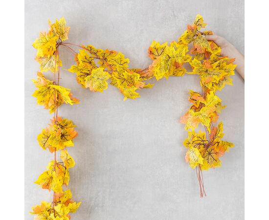 Гирлянда "Кленовые листья", 240 см, изображение 3 ᐒ купить на  ❤ Like7km.com.ua
