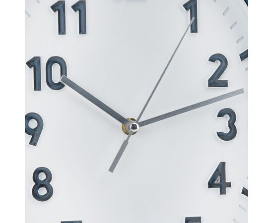 Часы "Фракталь", бело-серебристые, 32*24 см, изображение 2 ᐒ купить на  ❤ Like7km.com.ua