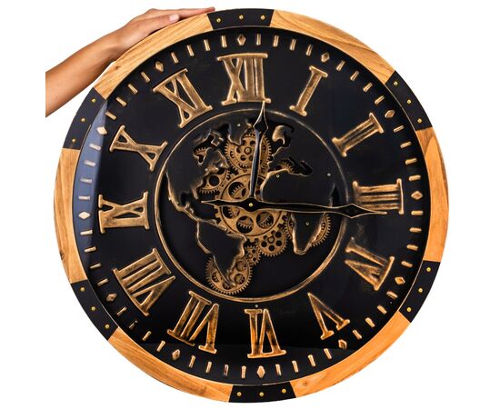 Часы "Золотая карта", 64 см, изображение 2 ᐒ купить на  ❤ Like7km.com.ua