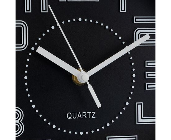 Часы "Ритмика", черные, 20 см, изображение 2 ᐒ купить на  ❤ Like7km.com.ua