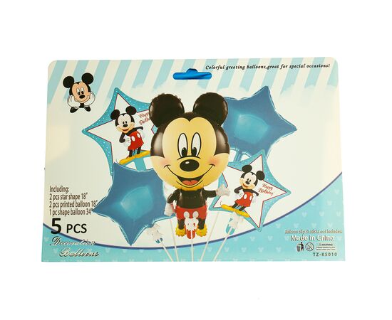Набор воздушных шаров "Микки Маус" * рандомный выбор дизайна, изображение 2 ᐒ купить на  ❤ Like7km.com.ua