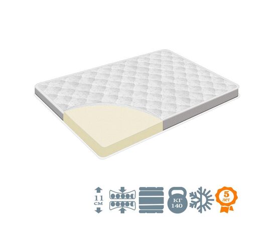 Ортопедический матрас Удачный 11см. Размер: 200х200 см ᐒ купить на  ❤ Like7km.com.ua