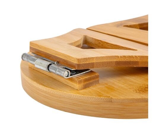 Бамбуковый столик-накладка на подлокотник дивана, 25 см, изображение 4 ᐒ купить на  ❤ Like7km.com.ua