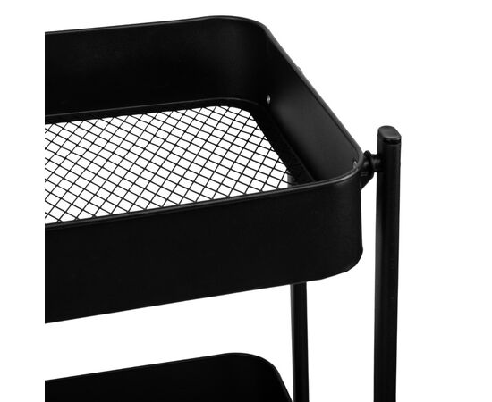 Этажерка металлическая "Пространство", черная, изображение 5 ᐒ купить на  ❤ Like7km.com.ua