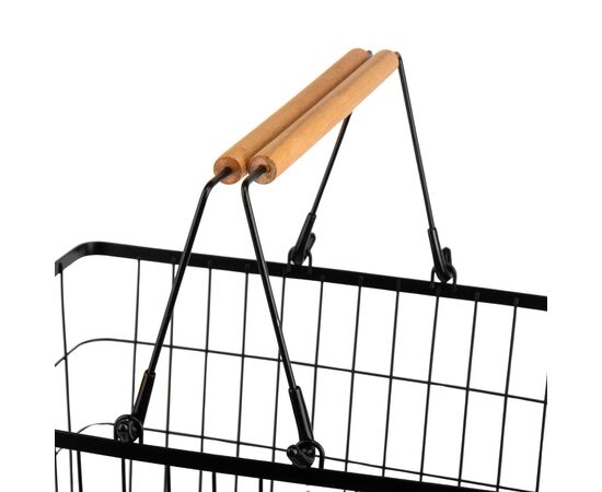 Этажерка металлическая "Гармония Порядка", черная, изображение 7 ᐒ купить на  ❤ Like7km.com.ua