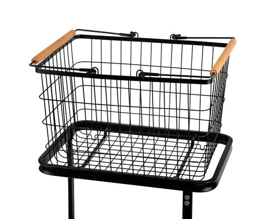 Этажерка металлическая "Гармония Порядка", черная, изображение 8 ᐒ купить на  ❤ Like7km.com.ua