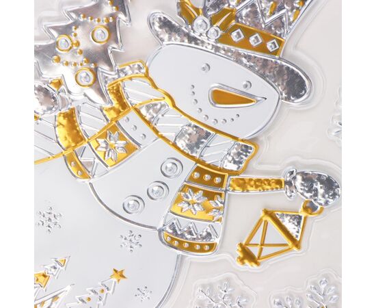 Наклейки "Веселый Снеговик", изображение 2 ᐒ купить на  ❤ Like7km.com.ua