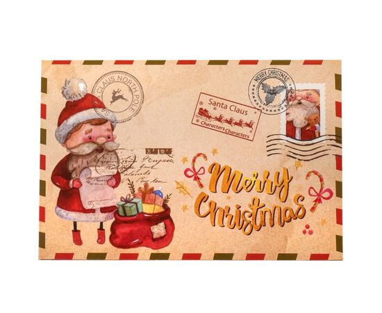 Серия открыток "Рождественские листы", 6 видов, изображение 5 ᐒ купить на  ❤ Like7km.com.ua