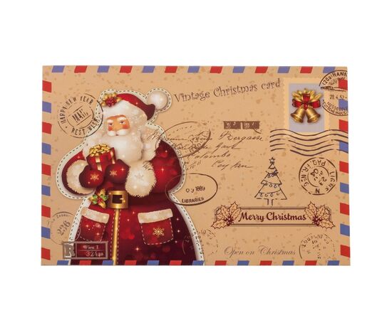 Серия открыток "Рождественские листы", 6 видов, изображение 6 ᐒ купить на  ❤ Like7km.com.ua