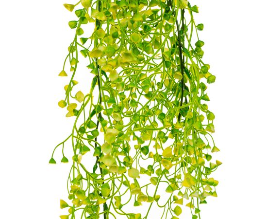 Искусственная ампельная ветвь, зеленая, 85 см, изображение 2 ᐒ купить на  ❤ Like7km.com.ua