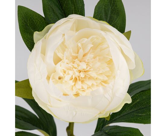 Искусственный пион, белый, 70 см, изображение 3 ᐒ купить на  ❤ Like7km.com.ua