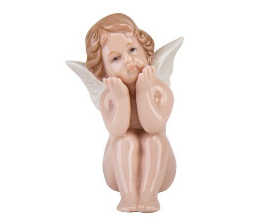 Фарфоровая фигурка "Ангелочек" (8 см) 2 вида, изображение 4 ᐒ купить на  ❤ Like7km.com.ua