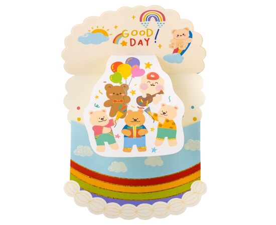 Серия открыток "Торт ко Дню Рождения", 4 вида, изображение 6 ᐒ купить на  ❤ Like7km.com.ua