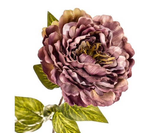 Цветок искусственный "Пионовидная роза темно-фиолетовая", изображение 2 ᐒ купить на  ❤ Like7km.com.ua