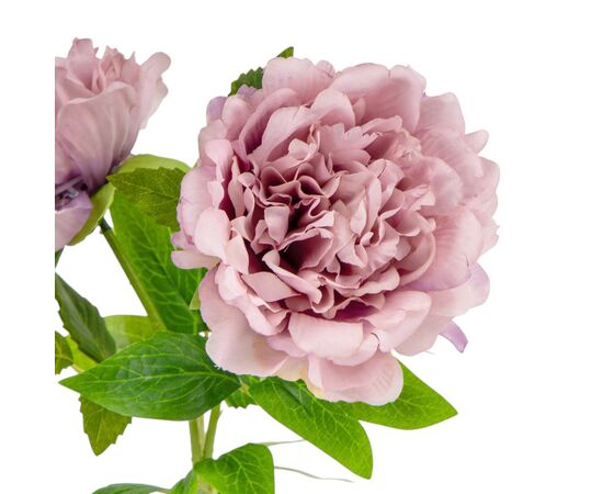 Искусственные пионы, пудрово-сиреневые, 60 см, изображение 2 ᐒ купить на  ❤ Like7km.com.ua