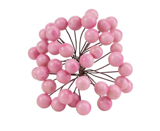 Набор декоративных ягодок "Дары природы", розовый, 15 см 4SEASONS, изображение 3 ᐒ купить на  ❤ Like7km.com.ua