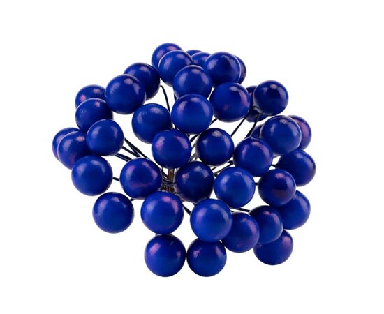 Набор декоративных ягодок "Дары природы", синий, 15 см 4SEASONS, изображение 3 ᐒ купить на  ❤ Like7km.com.ua
